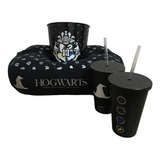 Kit Almofada Porta Pipoca Copos Harry Potter Zona Criativa