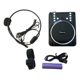 Bocina Megáfono Bluetooth Portátil Altavoz Radio Usb Wks-204