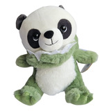 Peluche De Oso Panda Con Disfraz De Dinosaurio