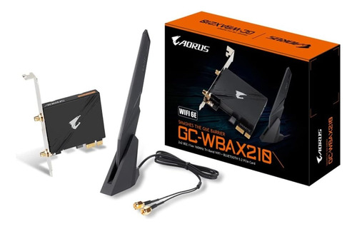 Tarjeta Gigabyte Wifi 6e Gc-wbax210 Tribanda, Bluetooth 5.2