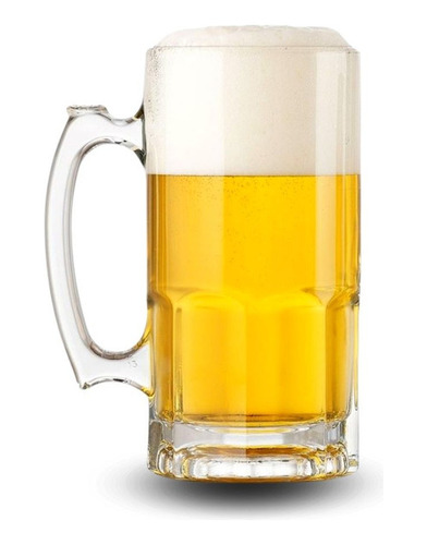 Vaso Para Cervezas En Vidrio De Calidad Premium Cervecero