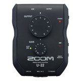 Handy Audio Interface Zoom U-22 Usb 2 In 2 Out