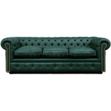 Sofa Chester Sillon Chesterfield 3 Cuerpos Armado Artesanal