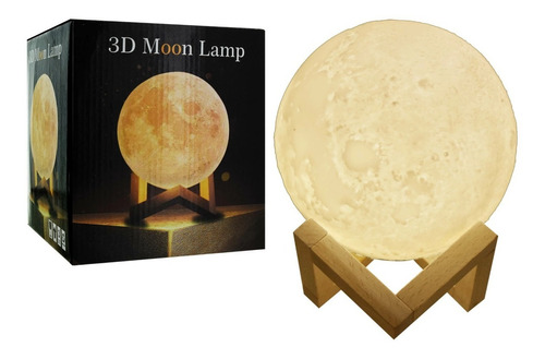 Lampara Led Luna 3d