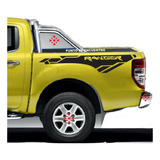 Par Stickers Franjas Para Ford Ranger Pick Up+ Garra