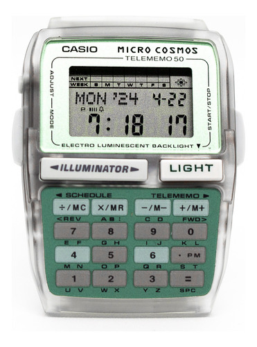 Casio Dbc 63 Micro Cosmos 1997 Color Verde Prístino