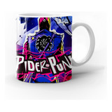 Taza Para Cafe Blanca Spider Punk Play