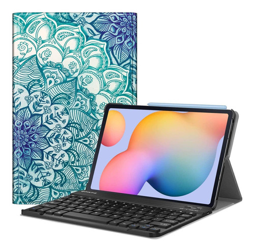 Funda Con Teclado Samsung Galaxy Tab S6 Lite Smp615 Smp610