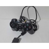 Controle Playstation 2 Midnight Black Original Ps2 Manete