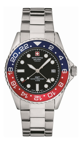 Reloj Swiss Alpine Military Master Diver Gmt 7052.1131sam