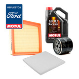 Kit Filtro Aire+aceite+polen + Motul8100 Ford Fiesta Kinetic