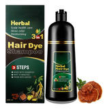 Shampoo De Coloração De Cabelo Orgânico Natural Com Tintura