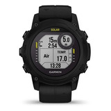 Reloj Smartwatch Descent G1 Solar Garmin Buceo Multideporte Color Del Bisel Negro