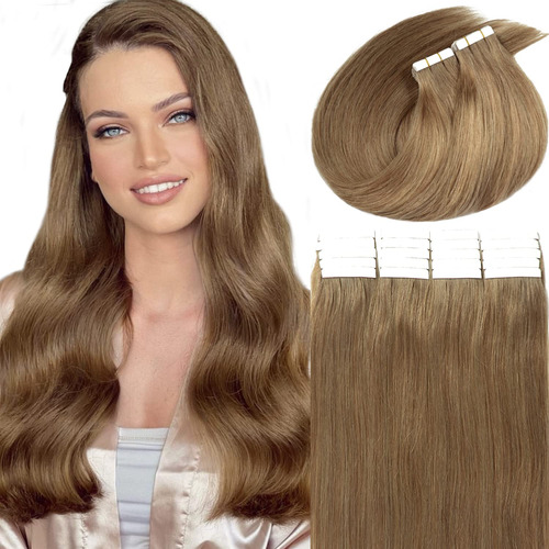 Loxxy Extensiones De Cabello Natural Con Cinta Adhesiva, Ext