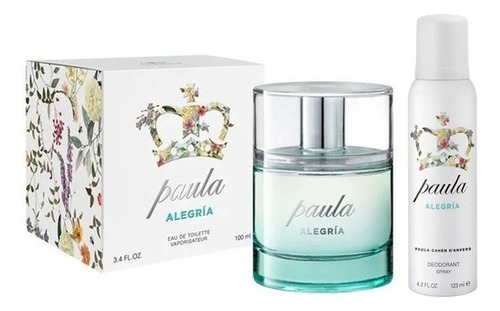 Kit Perfume Paula Alegría X 100 Ml + Desodorante X 123ml 