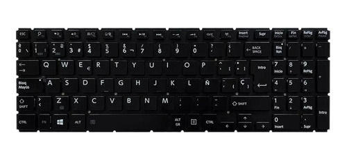 Teclado Toshiba  P55w P55 L50t-b L55-b L55d-b Español