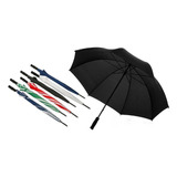 Paraguas Golf Reforzado Antiviento Liso Y Combinado V.crespo