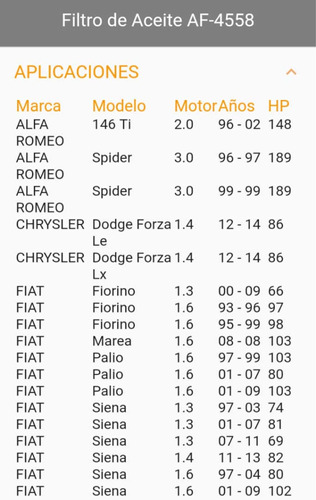 Filtro De Aceite Vega Vl-4558 Para Fiat Palio, Uno, Siena Foto 5