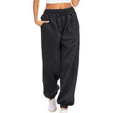 Pantalones De Jogging Casuales Sueltos Deportivo Para Mujer