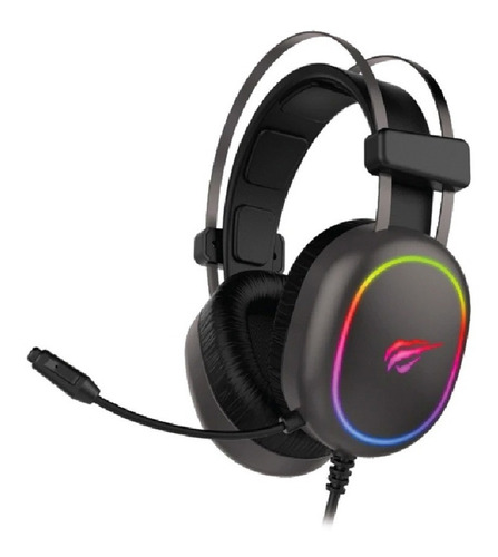 Auriculares Gamer Iluminacion Rgb Led Cable Usb 3.5mm Gtia