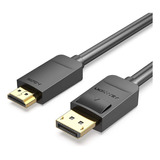 Cable Displayport A Hdmi De 1,5 M/5 Pies Vention Dp A Hdmi C