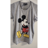 Remera Mickey Cocot Talle S Gris