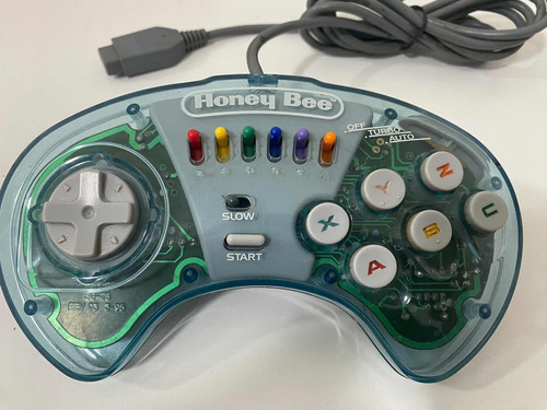 Controle Mega Drive Honey Bee. Item De Colecionador.