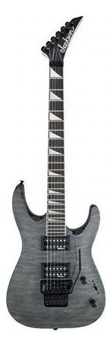 Guitarra Eléctrica Jackson Js Series Dinky Arch Top Js32q Dka De Álamo 2020 Transparent Black Brillante Con Diapasón De Amaranto