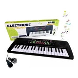 Teclado Piano Musical Con Microfono A Corriente 37 Teclas