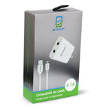 Cargador Universal Qc3.1a Cable Rudo Microusb 1m Jie Smart