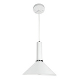 Lámpara De Techo Decorativa Colgante Socket E27 60w Dl-2460 Color Blanco