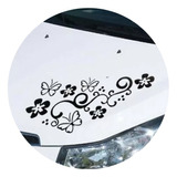  Ploteo Flores Y Mariposas Calco Tatoo Tuning Auto Camioneta