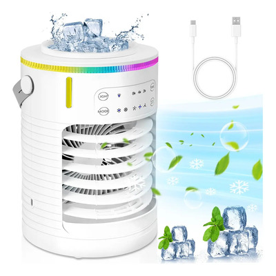 Aires Acondicionados, Enfriadores Portátiles, Ventiladores de Mesa，Enfriador Climatizador Para Oficina, Casa El Ventilador Con NebulizadorClimatizador portátil frío SoulFox MKDWD-CF-156 blanco | Envío gratis