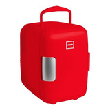 Mini Refrigerador 6 Latas 4 Litros 45 Watts Rojo Rc-4r Rca