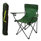 Sillon Silla Reforzado Plegable Camping Porta Vaso Bolso