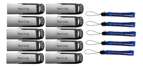 Sandisk 64 Gb Ultra Flair Usb (paquete De 10) Unidad Flash 3