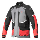 Chamarra Alpinestars Andes V3 Drystar Rojo Negro Gris