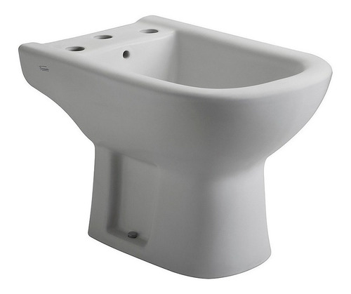 Bidet Ferrum Bari Para Grifería 3 Llaves Blanco Loza *