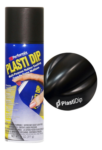 Pintura Aerosol Negro Satinado Vinilo Removible Plasti Dip  