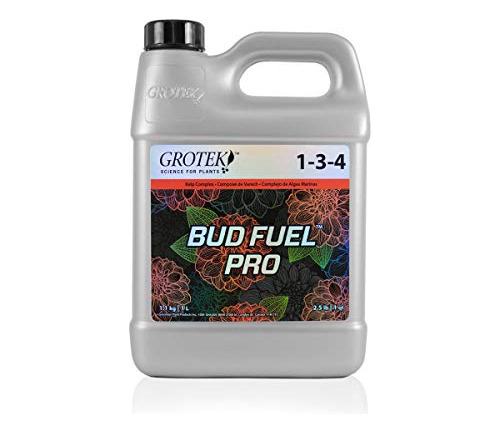 Grotek Gtbdf1l Bud Fuel Pro Nutrientes Hidropónicos, 1l, Neg