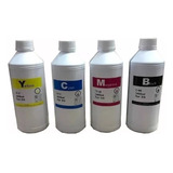 Kit X4 Tinta Litro Sistema Continuo Dye Para Hp Y Para Epson