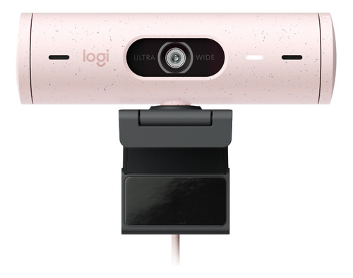 Webcam Logitech Brio 500 Rosa Camara Web Full Hd 1080p Color Rosa Pálido