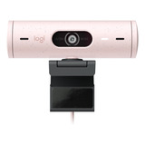 Cámara Web Logitech Hd Brio 500 Full Hd 60fps Color Rosa