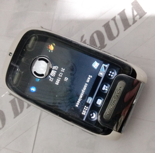 Celular Motorola A1200 Branco Caneta Relíquia Antigo De Chip