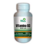 Vitamina D (d3 800 Ui) 60 Capsulas Fortalece Sistema Inmune