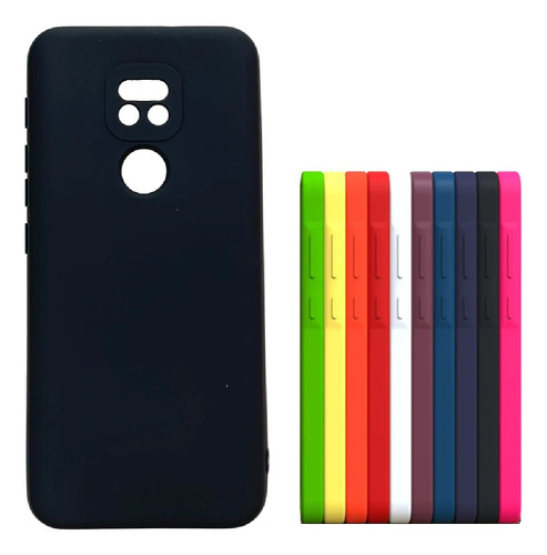 Case Capinha Capa Aveludada + Pelicula 3d Para Moto E7 Plus