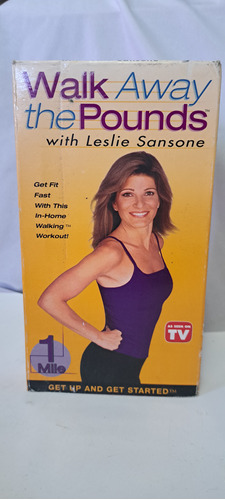 Vhs Walk  Away The Pounds. With Leslie Sansone