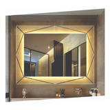 Espejo Para Baño Con Luz Led Integrada 90x127cm 