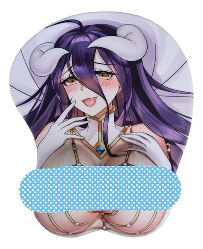 Fonyell Overlord Albedo - Alfombrilla De Mouse De Anime 3d .