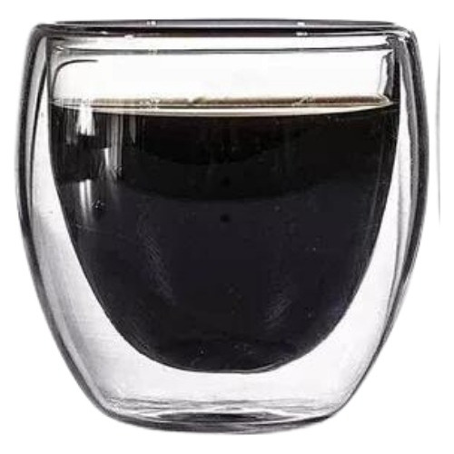 Vaso Doble Pared Vidrio 80 Ml  Bodum Cafe Te Chico Trendy